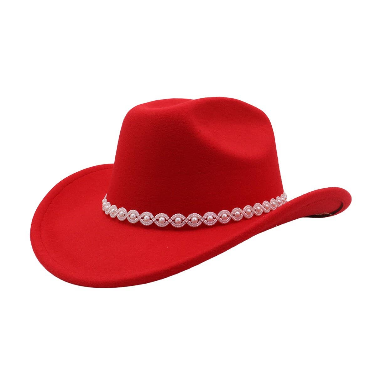 AUTUMN WINTER WOOL FEDORA HAT WESTERN COWBOY_CWAH04463