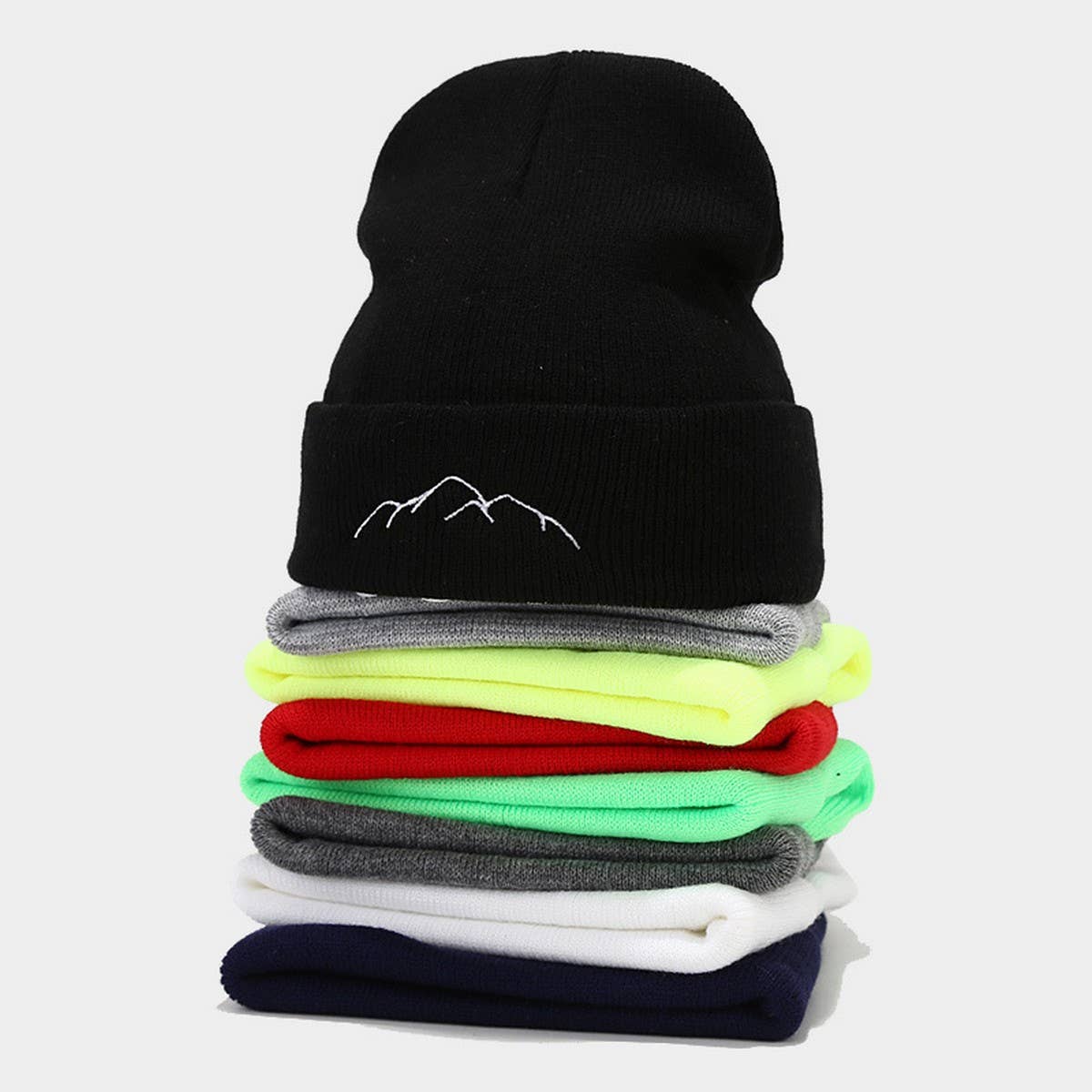 PATAGONIA PEAKS EMBROIDERED KNITTED HAT_CWAH2079