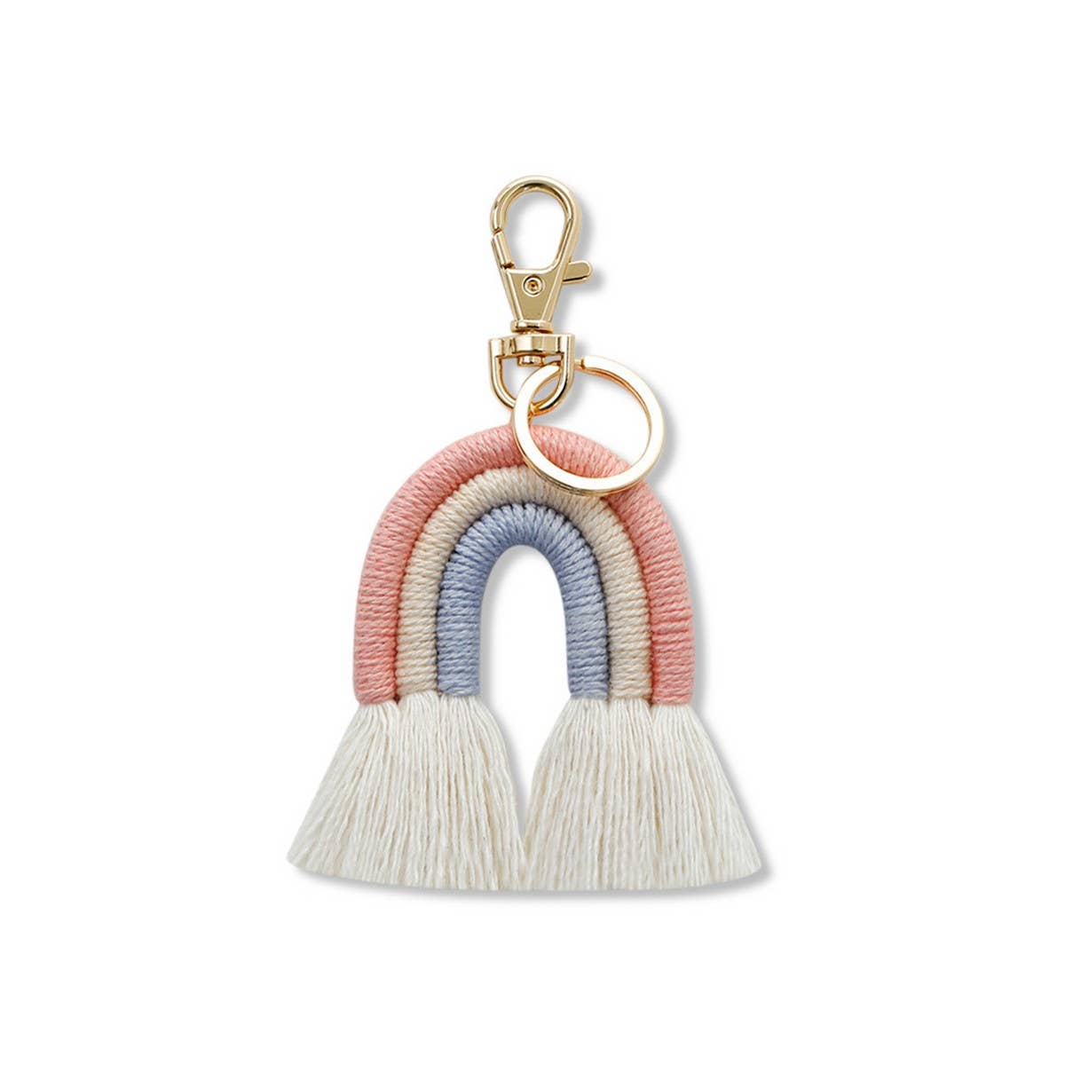 BOHEMIAN TASSEL CREATIVE RAINBOW KEYCHAIN_CWMM1208