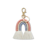 BOHEMIAN TASSEL CREATIVE RAINBOW KEYCHAIN_CWMM1208