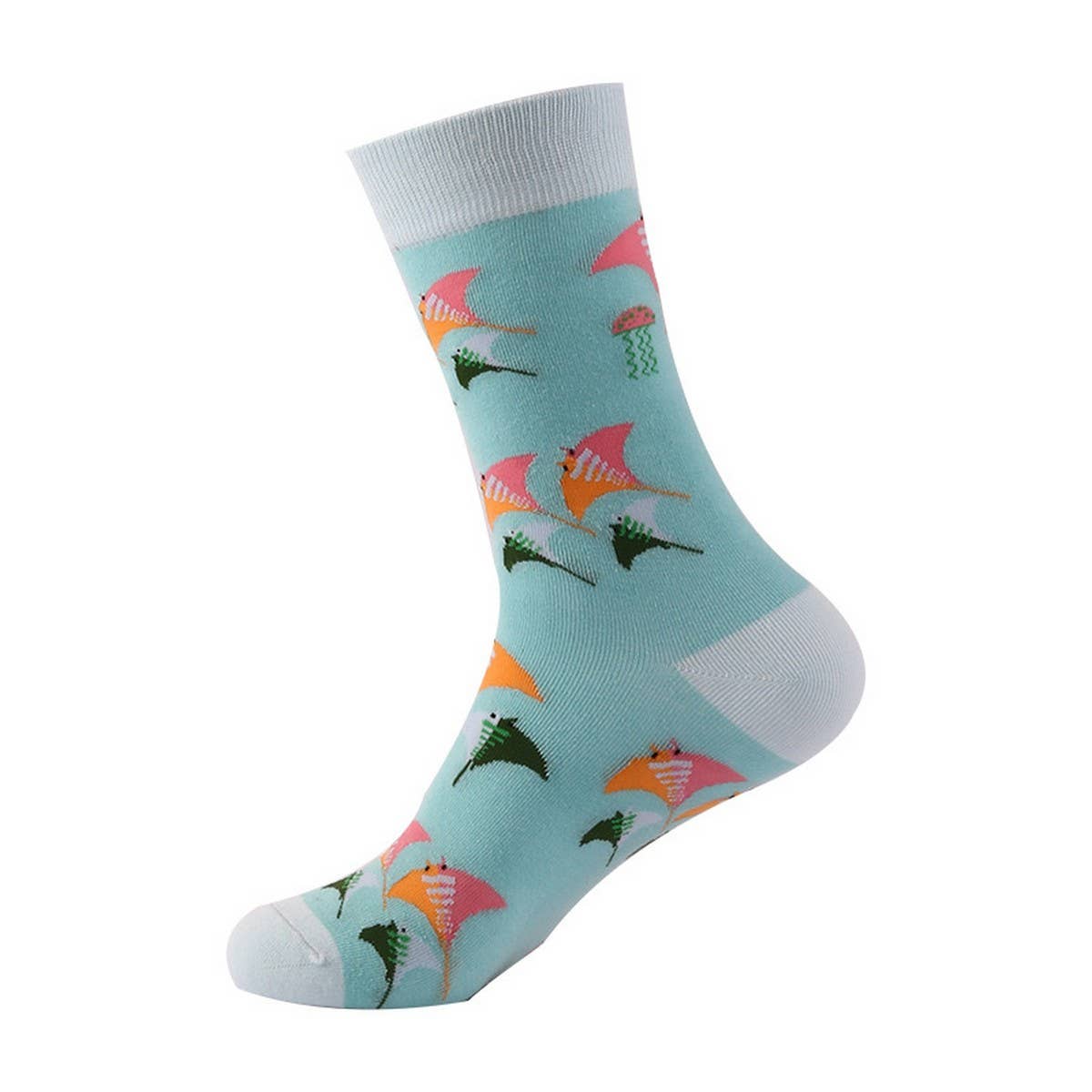 AUTUMN AND WINTER MARINE LIFE MID TUBE SOCKS_CWMS1025