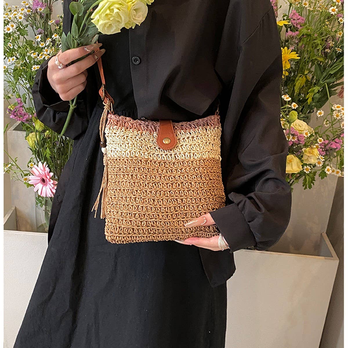 2024 Newven Striped Commuter Bag_Cwab2304