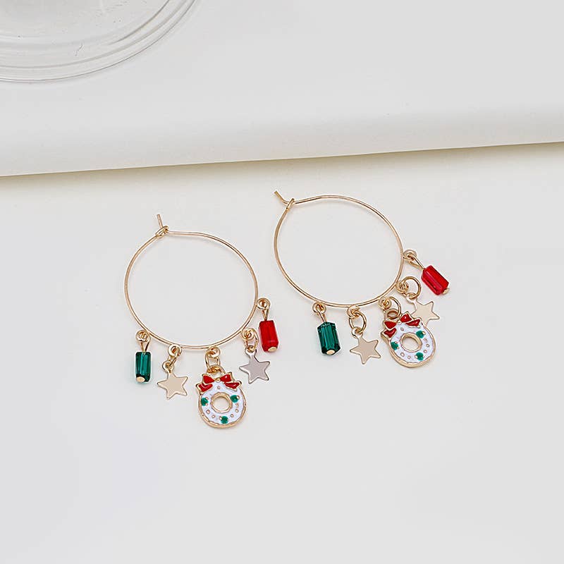 CHRISTMAS EXAGGERATED PERSONALITY EARRINGS_CWAJE1863