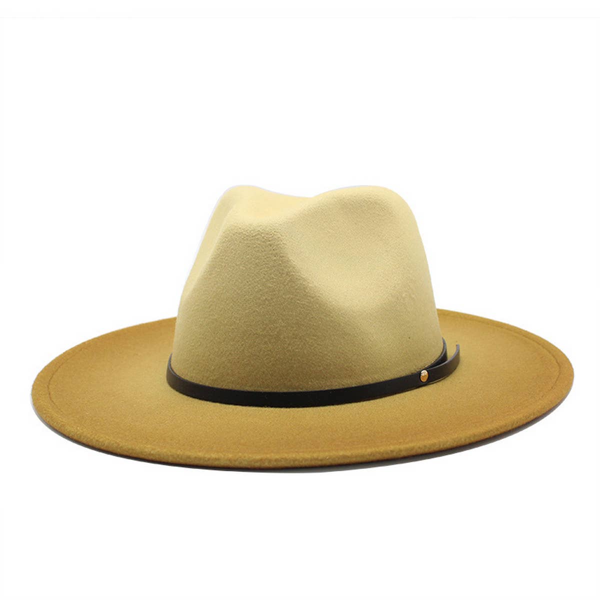 FASHION GRADIENT WIDE BRIMMED HAT FEDORA_CWAH0808
