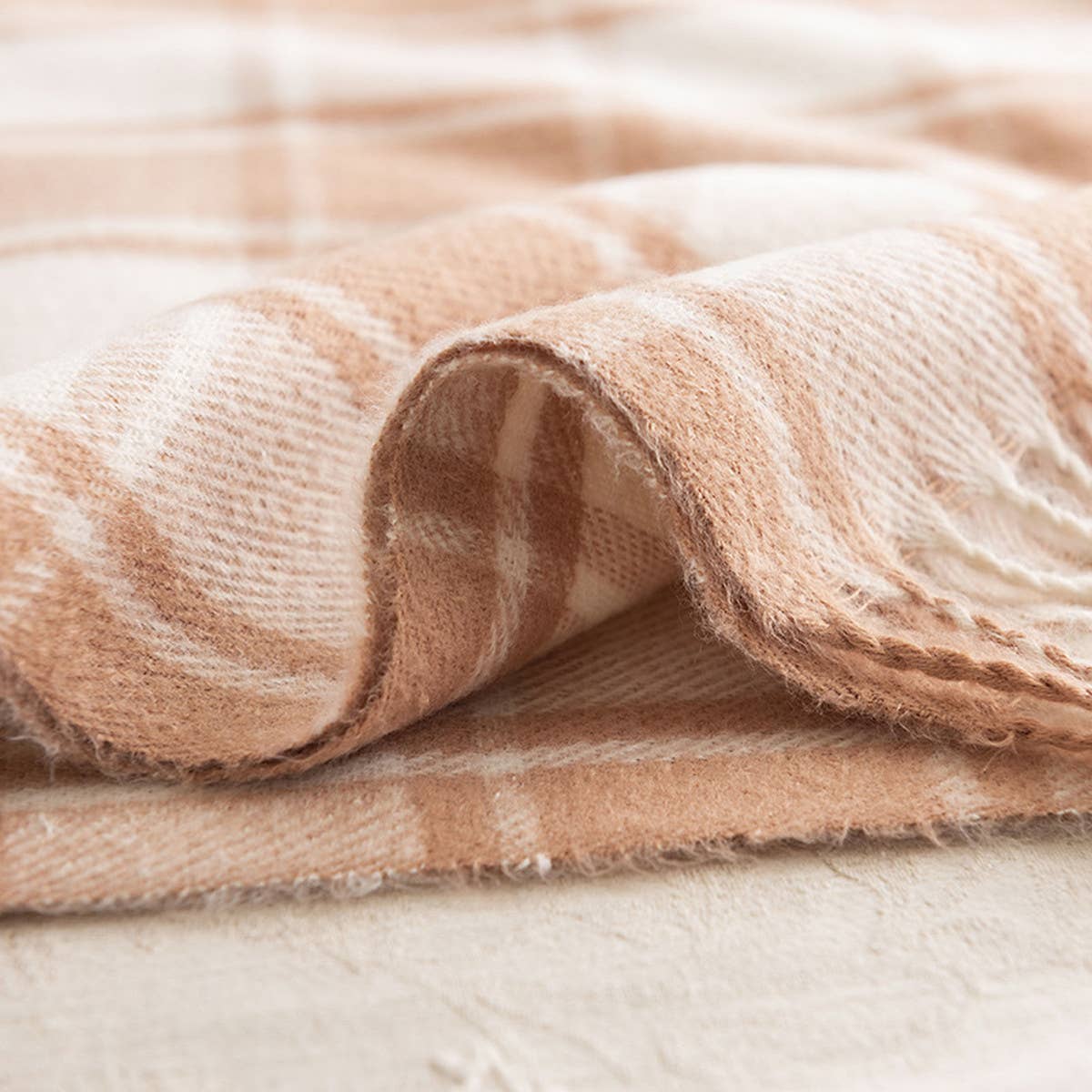 Women Casual Warm Plaid Scarf_Cwasc1014