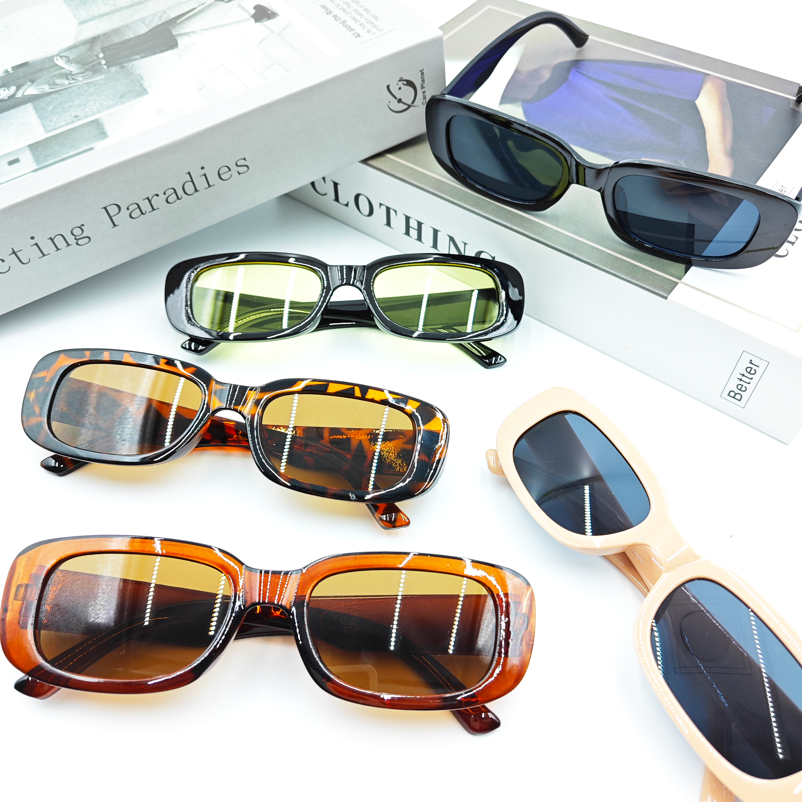 SQUARE FRAME FASHION GLASSES_CWASG0108