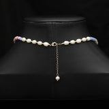 Womens Natural Freshwater Pearl Necklace