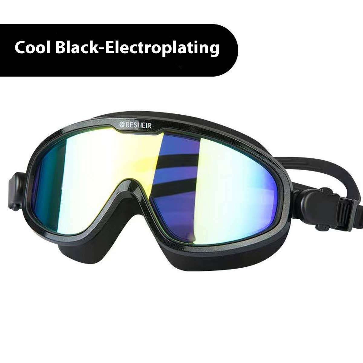 HD ANTI FOG LARGE FRAME SWIM GOGGLES FOR ADULTS_CWMM6629