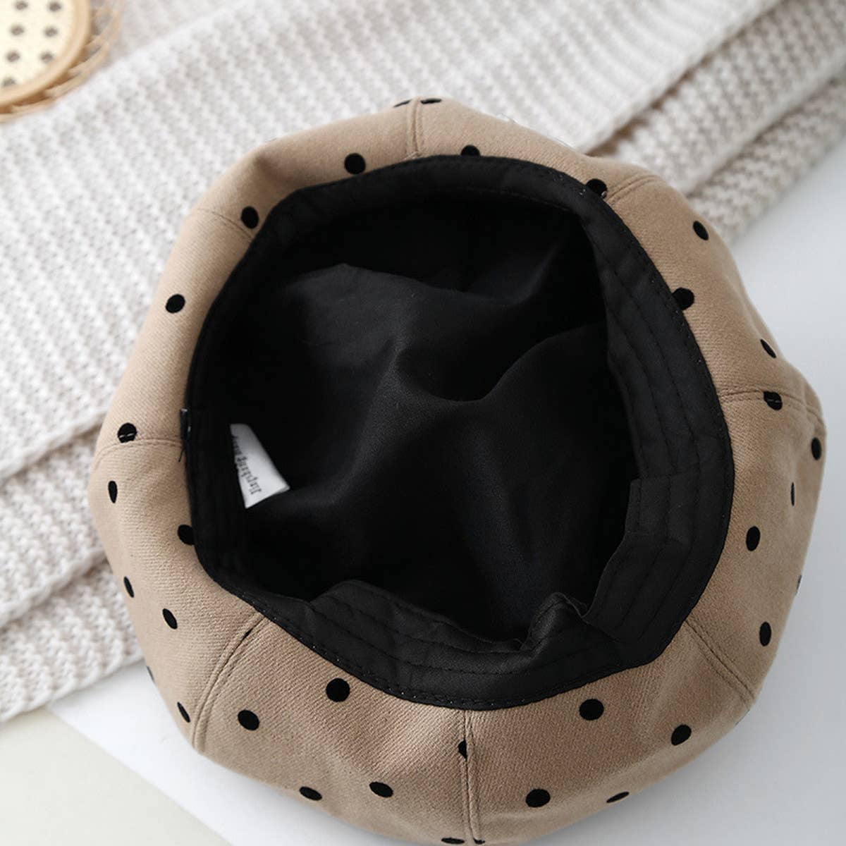 2024 NEW POLKA DOT CLASSIC BERET_CWAB2854