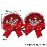 CHRISTMAS SNOWFLAKE BOW HEADBAND FOR GIRLS_CWAHA5664