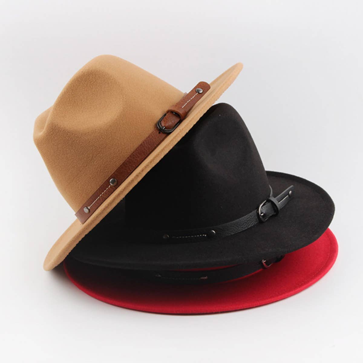 FLAT TOP BRITISH STYLE PANAMA HAT_CWAH1898