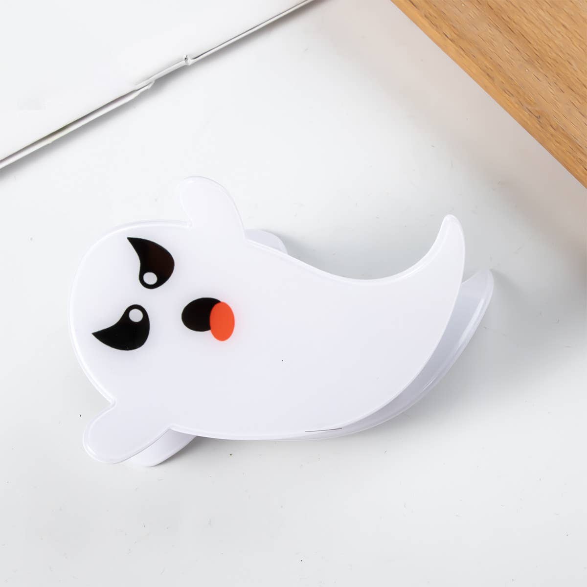 HALLOWEEN GHOST HAIR CLAW BACK BUN SPOOKY CLIP_CWAHA1456