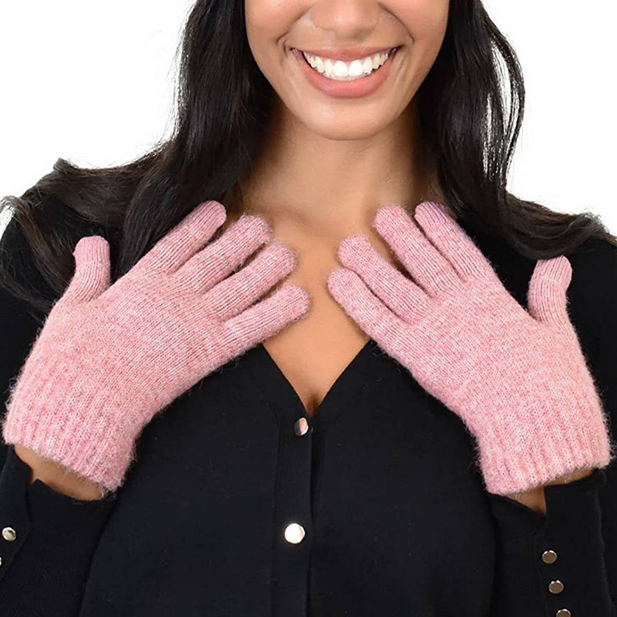 Winter Warm Outdoor Knitted Touchscreen Gloves_Cwag0385