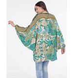 RAYON BATWING BEACH COVER UP KIMONO CARDIGAN_CWMM6314