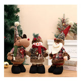 Cwmm1738_Christmas Vintage Plaid Retractable Action Figure
