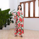 PLUS SIZE COTTON WOVEN BEACH COVER UP RESORT DRESS_CWMM6141