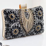 Women Dinner Chain One-Shouler Diamond Bag_Cwab0597