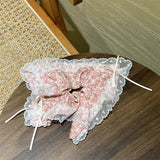 PINK LACE SQUARE SCARF SWEET HAIR ACCESSORIES_CWAHA3702