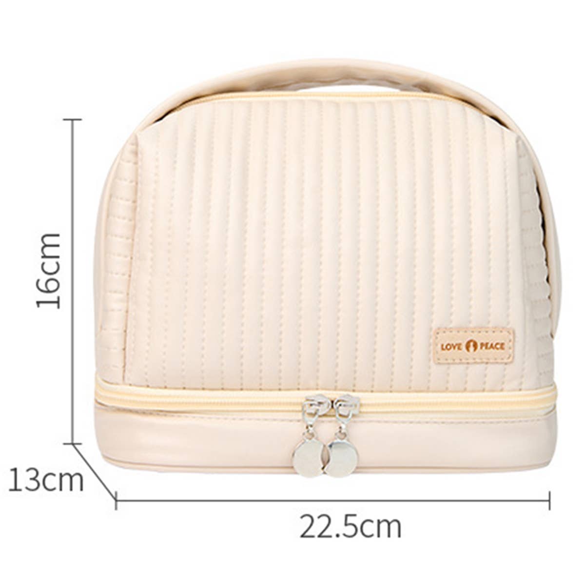 Multifunctional Double Layer Cosmetic Bag _Cwab0554