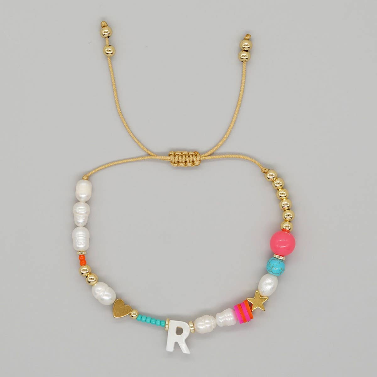 FASHION HAND WOVEN LETTER PEARL BRACELET_CWMM3812