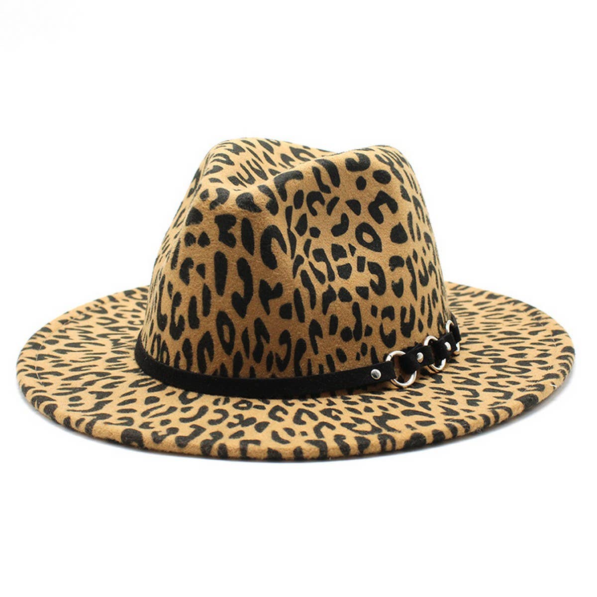 Woolen Hat With Wide Brim Gentlemans Jazz Hat_Cwah2574