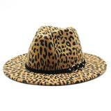 Woolen Hat With Wide Brim Gentlemans Jazz Hat_Cwah2574