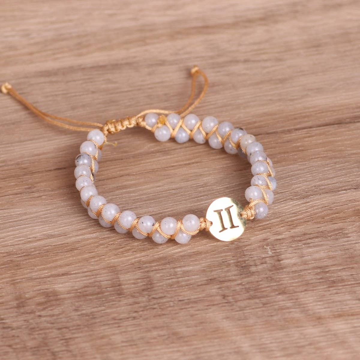 CONSTELLATIONS 4MM STONE BEADS BRAIDED BRACELETS_CWAJE3939