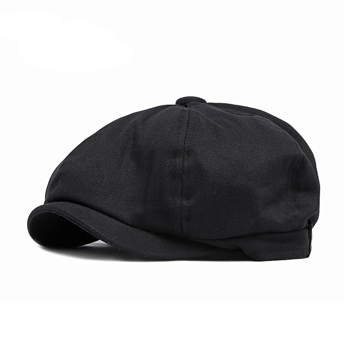 SIMPLE ADJUSTABLE BRITISH FLAT CAP_CWAH1908