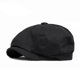 SIMPLE ADJUSTABLE BRITISH FLAT CAP_CWAH1908