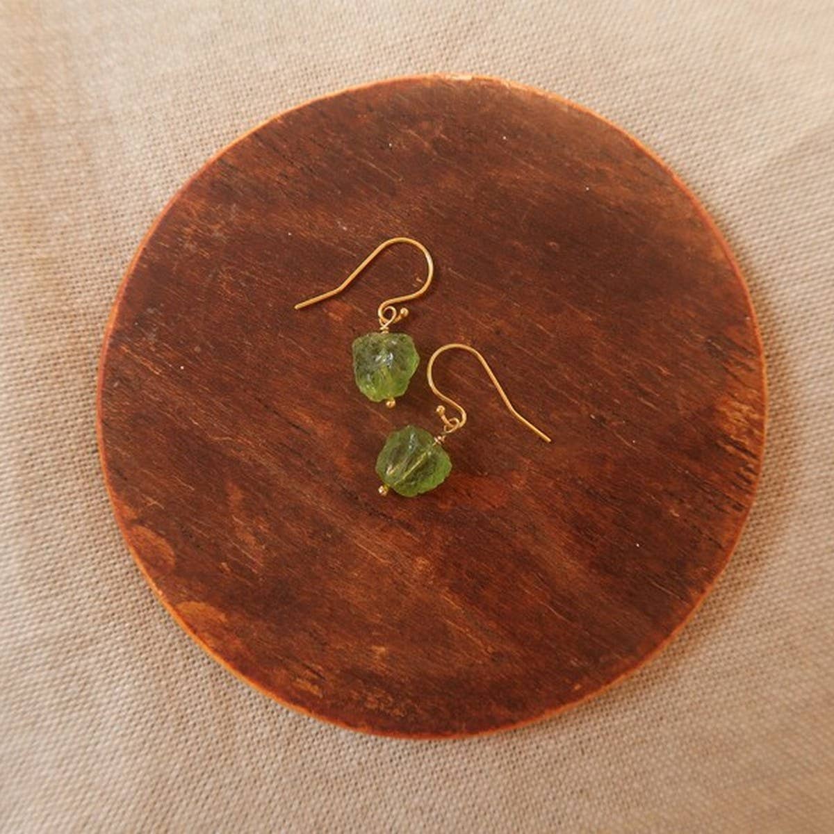 OLIVINE PENDANT FASHION EARRINGS_CWAJE1073