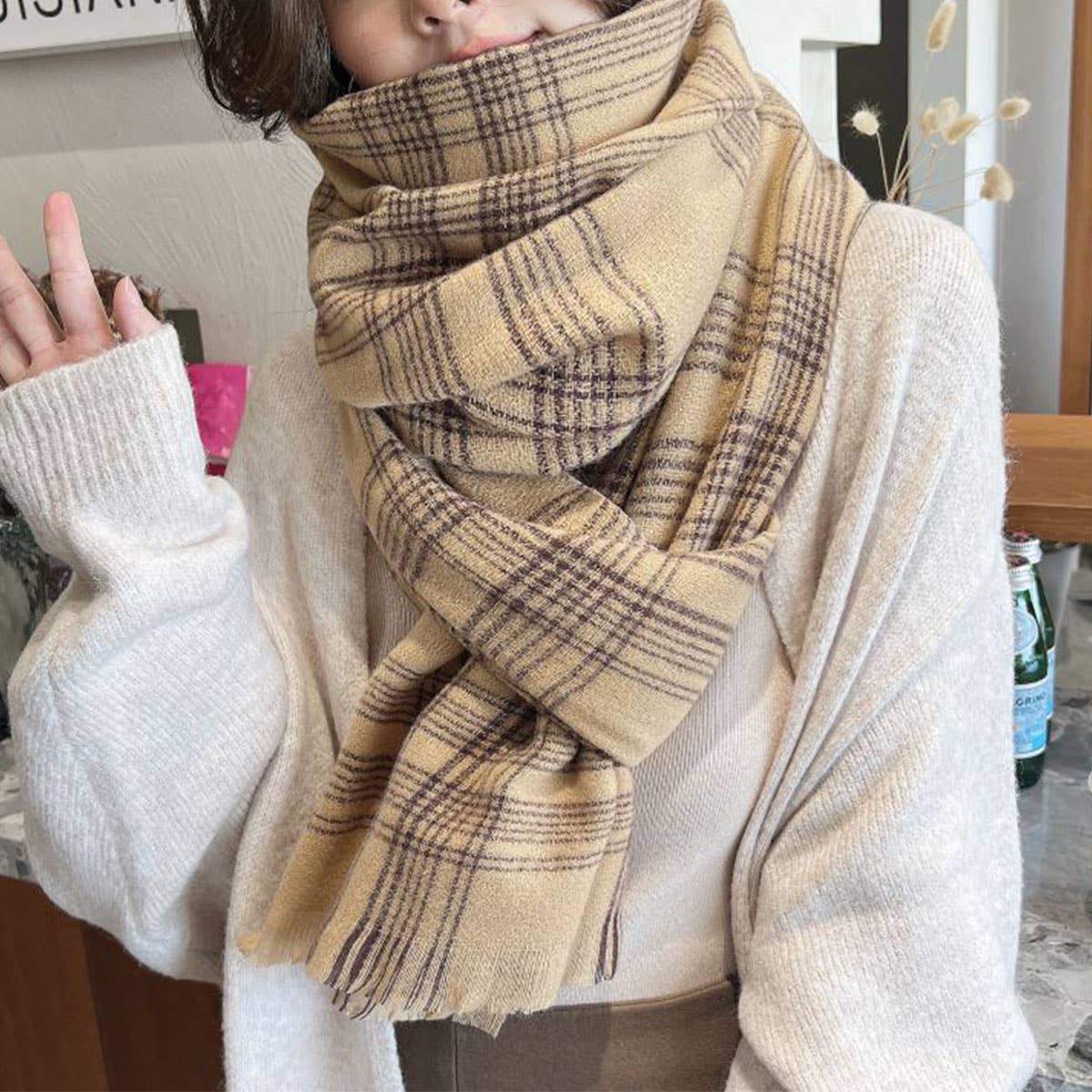 Faux Cashmere Womens Scarf Autumn/Winter