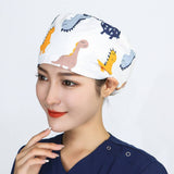 NURSE CAP OPERATING ROOM ADJUSTABLE ROUND CAP_CWAH3336
