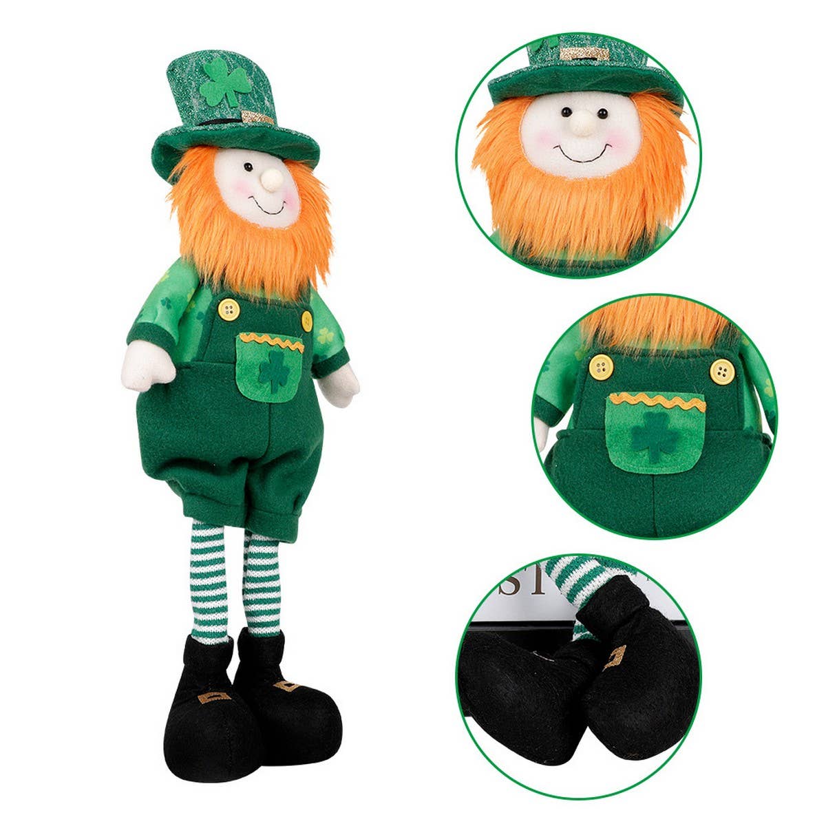 ST PATRICKS DAY DOLL GREEN DECORATIONS_CWMM3451