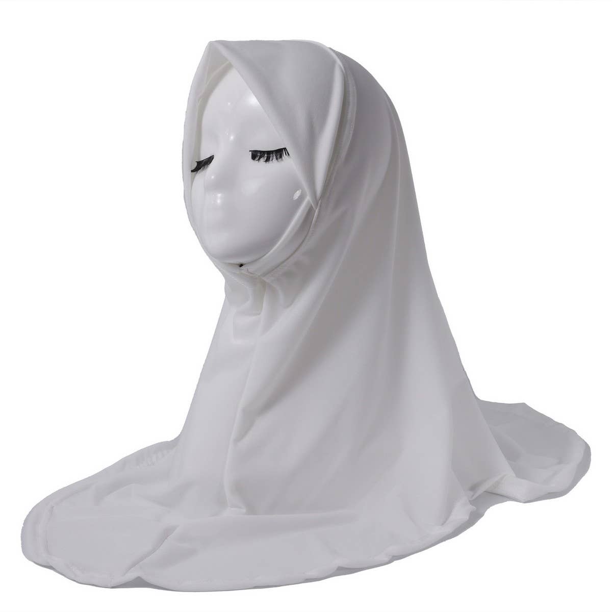 SOLID COLOR LOOSE PULLOVER ETHNIC HEADSCARF_CWASC2423