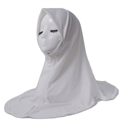 SOLID COLOR LOOSE PULLOVER ETHNIC HEADSCARF_CWASC2423