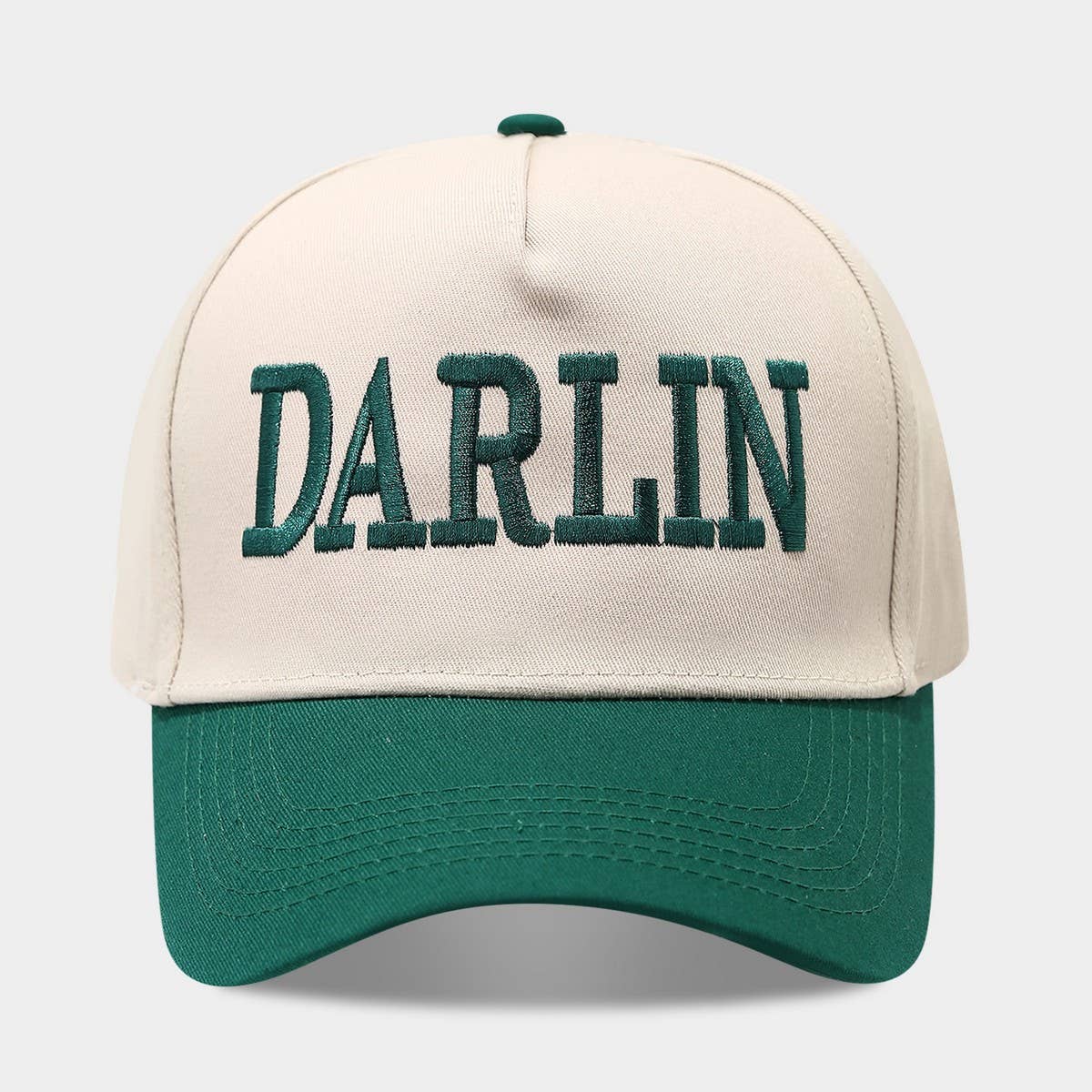 Vintage Darlin Embroidery Trucker Baseball Cap_Cwah04661