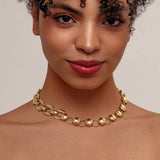 POPULAR STAINLESS STEEL HOLLOW STITCHING NECKLACE_CWMM3574