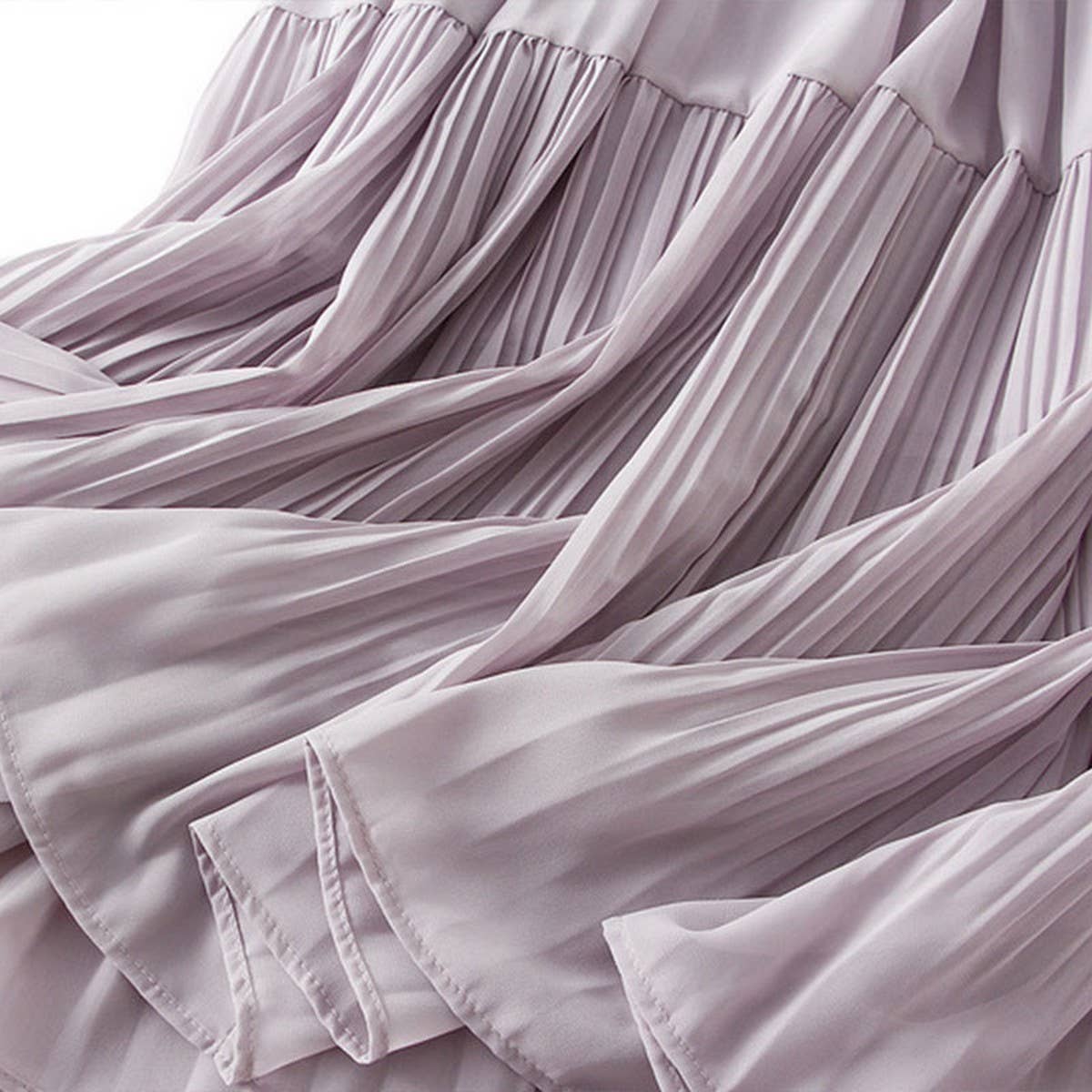 FRESH CHIFFON A LINE SKIRT WITH YOUTHFUL VIBES_CWBMS0354