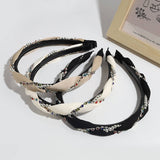 FASHION CROSS RHINESTONE BEADS HEADBAND_CWAHA2212