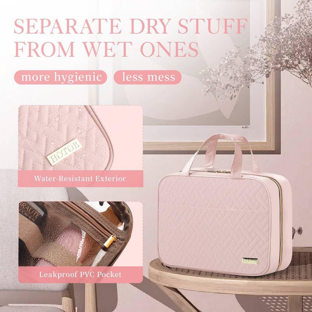 SPACIOUS TOILETRY BAG AND COSMETIC BAG WITH HOOK_CWAB2357
