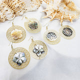 EXQUISITE NATURAL SHELL HOLLOW WREATH EARRINGS_CWMM4258