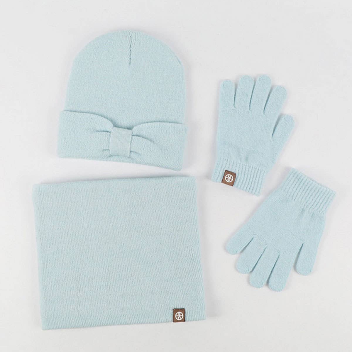 AUTUMN AND WINTER BOW CHILDRENS THREE PIECE SUIT_CWMM2780