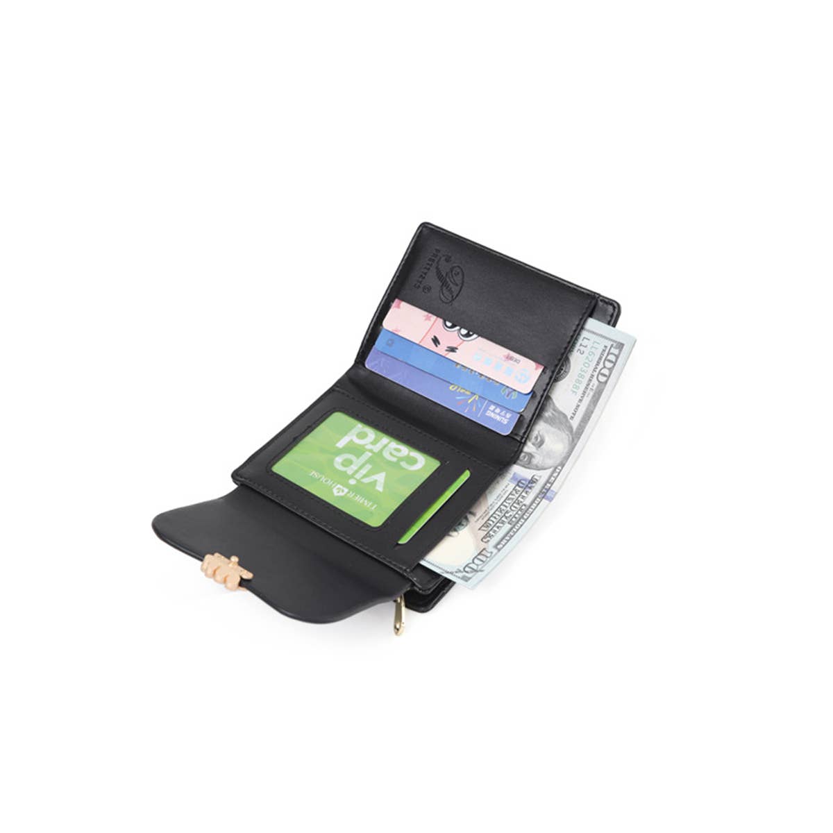 Fresh Sweet Print 3-Fold Zipper Wallet_Cwab06259