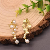 NATURAL FRESHWATER PEARL LONG EARRINGS FOR WOMEN_CWAJE3791