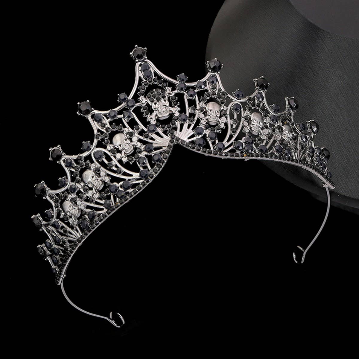 SKULL HEADDRESS RETRO HALLOWEEN CROWN TIARAS_CWMM2004