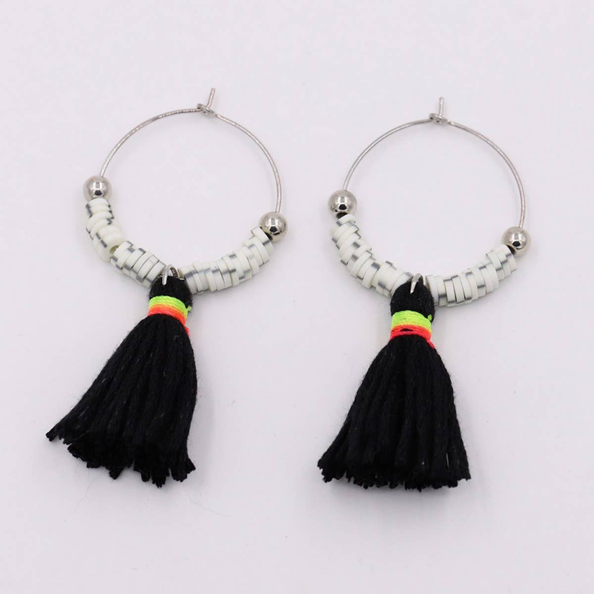 BOHEMIAN STYLE WOMENS COLORFUL TASSEL EARRINGS_CWMM3558
