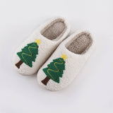 CHRISTMAS TREE WARMTH WINTER COTTON SLIPPERS_CWSHS0457