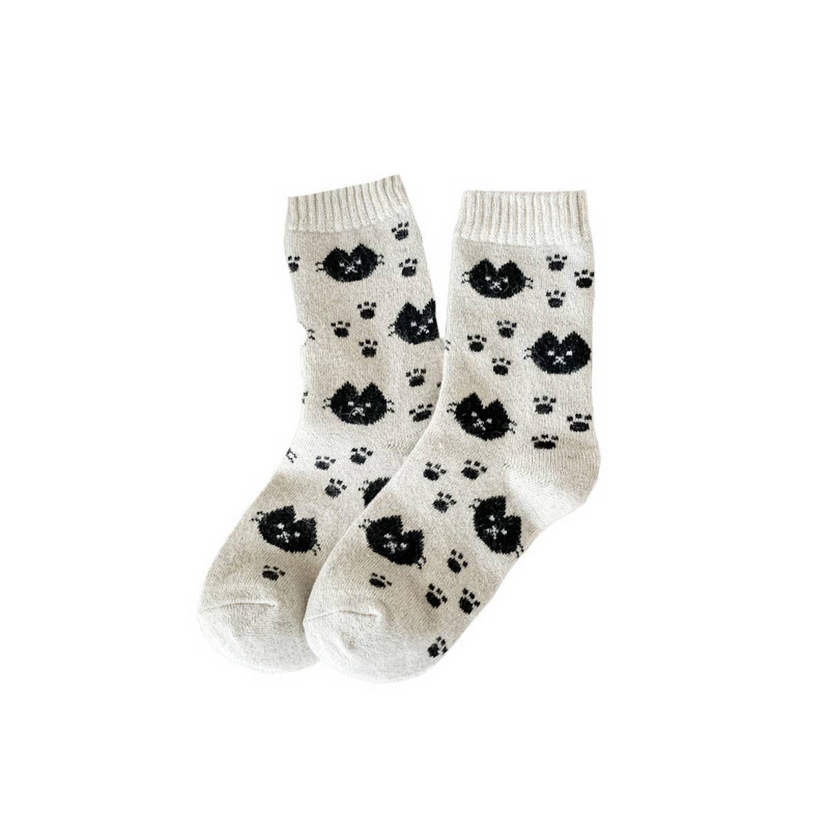 Cute Cartoon Wool Slouchy Crew Socks Women_Cwms03359