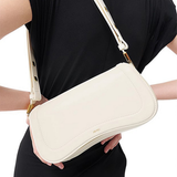 Vintage Pudding Bag Adjustable Shoulder Purse_Cwab5328