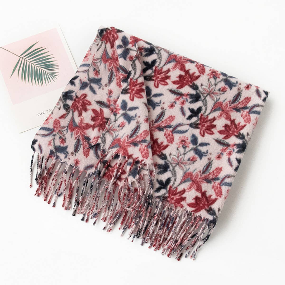 2024 New Twill Printed Tassel Scarf_Cwasc0914